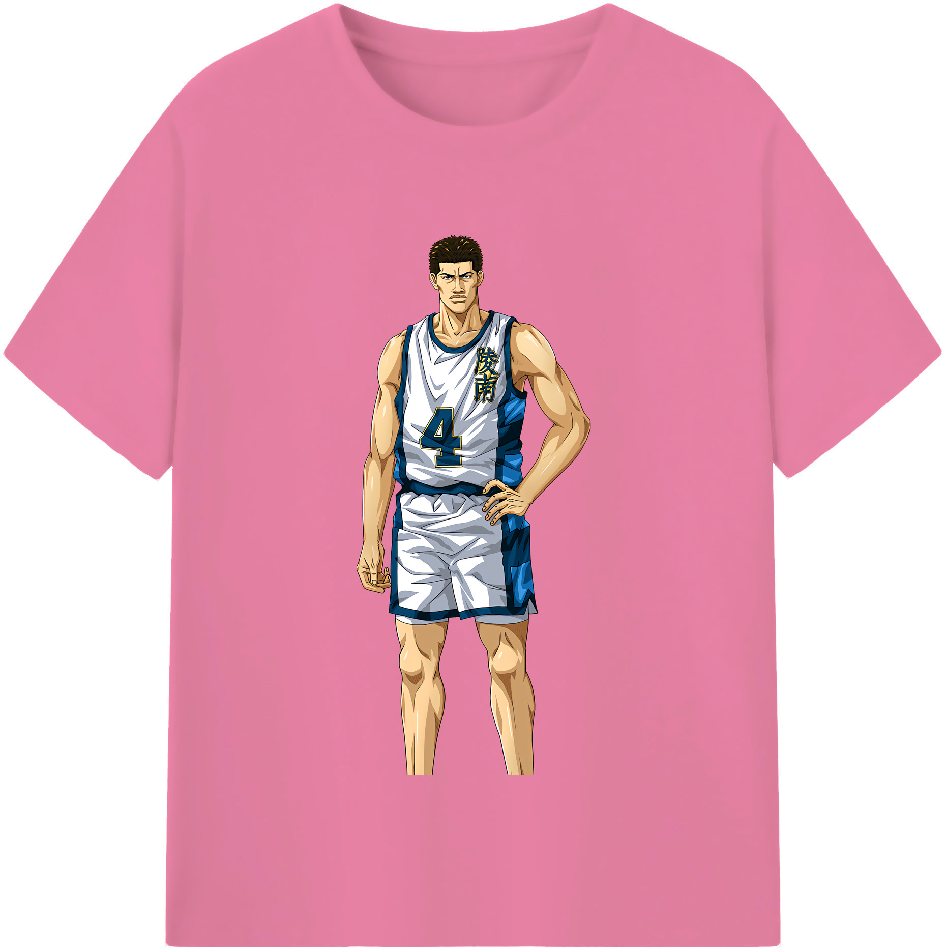 SLAM DUNK／スラムダンク 綿100％半袖Tシャツ（フロントプリント）